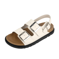CLASSY BUCKLES SANDALS FLAT