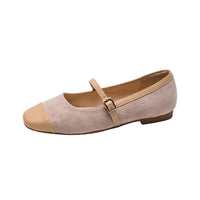 SQUARE TOE MARY JANE FLAT