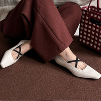 VINTAGE SQUARE TOE MARY JANE FLAT