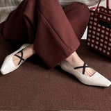 VINTAGE SQUARE TOE MARY JANE FLAT