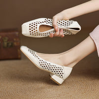 FASHION HOLLOW OUT SLIP ON SHOES