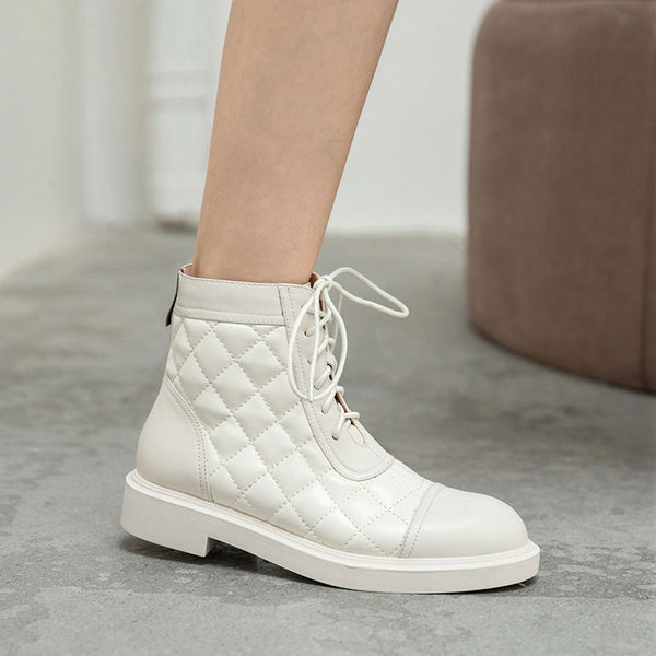 White Ankle Booties - Faux Leather Ankle Boots - White Boots - Lulus