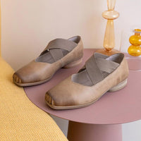 LADIES-LOW-HEEL-SHOES-GENUINE-LEATHER