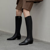 LEATHER-LONG-BOOTS-MID-HEEL-BLACK