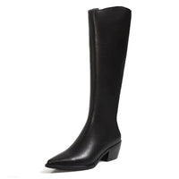 LEATHER-LONG-BOOTS-MID-HEEL-BLACK